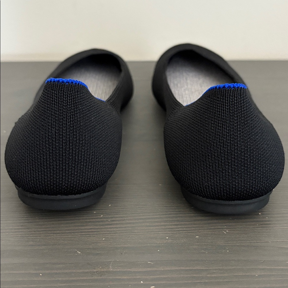 Rothy's‎ The Square Flats Womens Black Minimalist Neutral Slip On Knit Size 10 - Picture 4 of 12